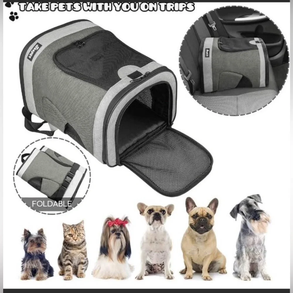Pet travel carrier back pack (small dog)